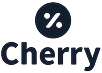 Cherry logo with percentage symbol.