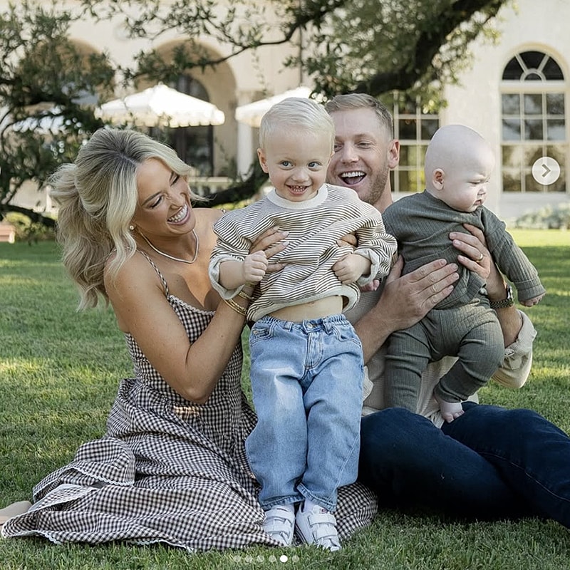 Family enjoying a day outdoors with children.