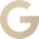Stylized letter G logo design.