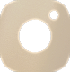Instagram logo in soft beige color.