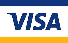VISA credit card logo design.