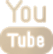 YouTube logo in beige and white colors